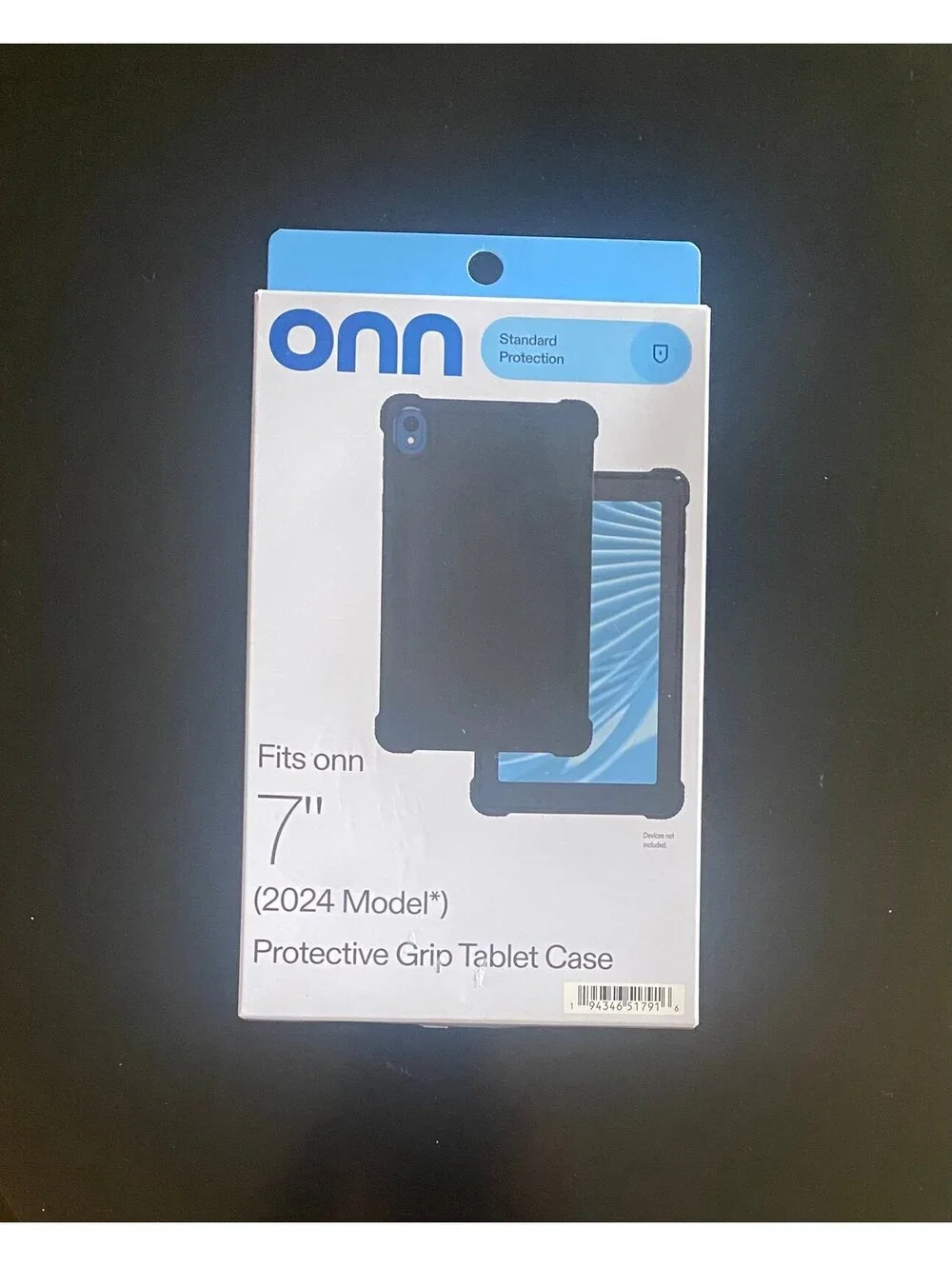 Onn Protective Grip Tablet Case for Onn 7” Tablet (2024 Model) Black